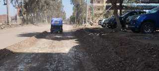 محافظ الغربية : بدء العمل في تأهيل ورصف طريق كفور بلشاي بكفر الزيات
