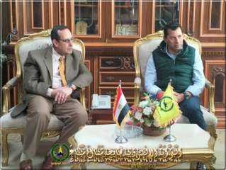 محافظ شمال سيناء يستقبل وزير الشباب والرياضة