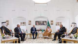 وزير الخارجية يُشارِك في الاجتماع التشاوري للدول العربية الست لبحث جهود وقف الحرب الإسرائيلية على غزة