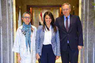وزيرة التعاون الدولي تلتقي البعثة رفيعة المستوى للاتحاد الأوروبي في ختام أعمالها في مصر