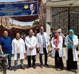 بيطري الشرقية ينظم قافلة طبية علاجية بيطرية مجانية بقرية الحجازية التابعة لمركز و مدينة الحسينية