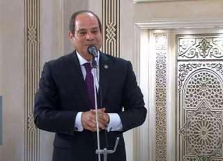 الرئيس السيسي:  مصر لديها خطة كبيرة لتطوير  مساجد آل البيت والصحابة والصالحين