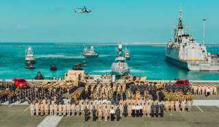 ختام فعاليات التدريب البحرى المشترك ( الموج الأحمر - 7 ) بالمملكة العربية السعودية