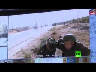 بالفيديو: تعرض عسكريين روس للقصف فى حلب