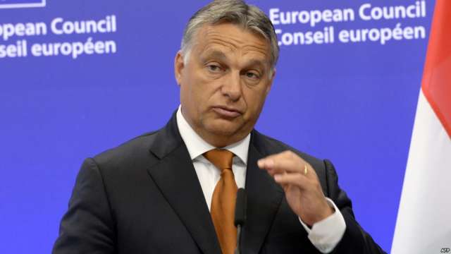 رئيس الحكومة المجرية فيكتور اوربان 