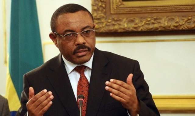  رئيس الوزراء الإثيوبي هايلي ماريام ديسالين