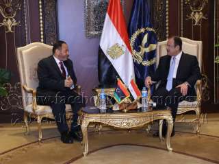 عبدالغفار يستقبل وزير الداخلية بحكومة الوفاق الوطنى الليبية