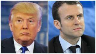 ترامب يهنئ ماكرون بالفوز بالرئاسة الفرنسية
