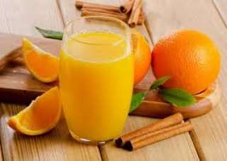طريقة عمل عصير البرتقال والقرفة