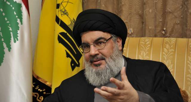 حسن نصرالله رئيس حزب الله 