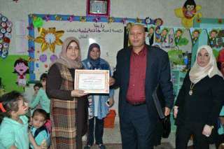 بالصور...تكريم فريق تكافؤ الفرص ومعلمات رياض الأطفال بتعليم كفر الشيخ