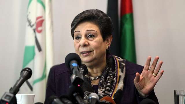  عضو اللجنة التنفيذية لمنظمة التحرير الفلسطينية حنان عشراوي