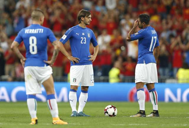إيطاليا تغيب عن كأس العالم 