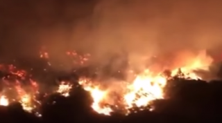 بالفيديو..كاليفورنيا تحترق.. الرياح العاتية تؤجج ثالث أكبر حريق في تاريخ الولاية الأمريكية