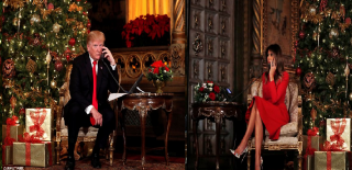 بالفيديو ..ترامب وزوجته يكشفان المكان الحقيقي لـ ”بابا نويل” 