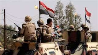 المتحدث العسكري: مقتل تكفيريين وتدمير مخبأين بوسط سيناء 