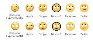 شركة سامسونج أعادت تصميم الوجوه التعبيرية Emoji في أندرويد 8