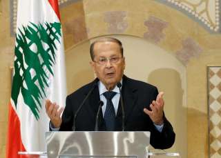 الرئيس اللبناني يتحدث عن انتظار تيلرسون والحرب مع إسرائيل  