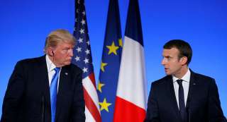 ترامب: فرنسا وأمريكا اتفقتا على أن إيران لا يمكنها تطوير أسلحة نووية  
