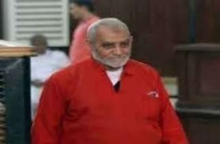 إرجاء محاكمة بديع و738 متهما بقضية ”فض اعتصام رابعة” لـ29 مايو