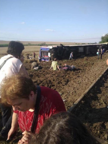 حادث قطار تركيا