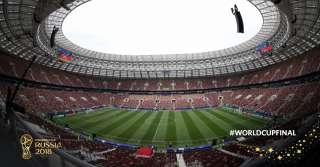 نهائي مونديال 2018.. كأس العالم يصل ملعب ”لوجينكي”