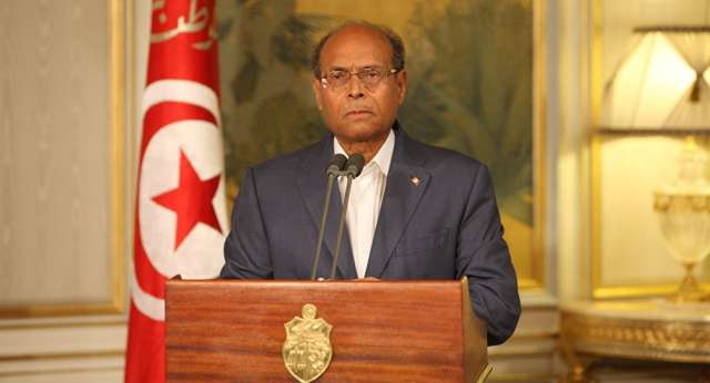 الرئيس التونسي السابق محمد المرزوقي