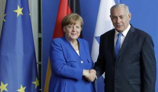 الرئيس الإسرائيلي يستقبل ميركل في القدس  
