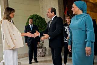 بالفيديو.. السفارة الأمريكية تحتفي بزيارة ميلانيا ترامب إلى مصر