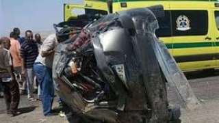 إصابة 4 مسئولين بتعليم كفر الشيخ في حادث انقلاب سيارة