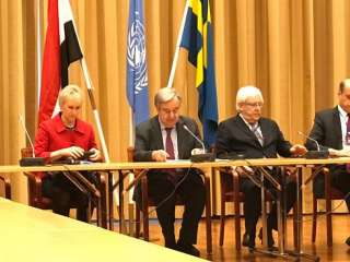اتفاق السويد يعلن وقف إطلاق النار في مدينة واحدة باليمن  