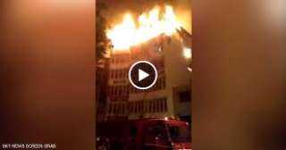 حريق يودي بحياة 17 شخصا بفندق في نيودلهي