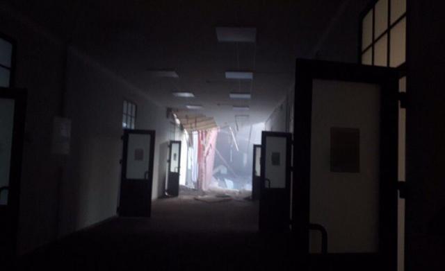 انهيار سقف جامعة في سان بطرسبورج