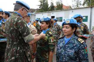 الأمم المتحدة تكرم ضابطة مصرية بقوات حفظ السلام بالكونغو 