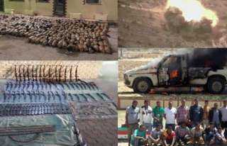 القوات المسلحة: مقتل 47 تكفيريا وتفجير 385 عبوة ناسفة بشمال ووسط سيناء 