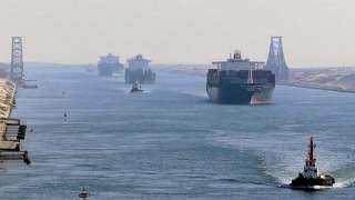 الوزراء ينفى تعثر مرور السفن العملاقة وذات الحمولات الكبيرة  بقناة السويس بالمجرى