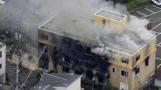عشرات القتلى في حريق استوديو اليابان