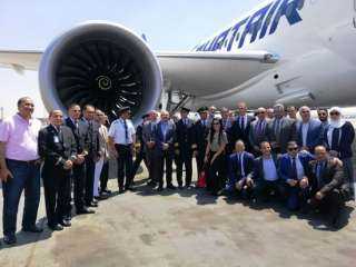 مصر للطيران تتسلم الطائرة الأخيرة من طراز البوينج Dreamliner