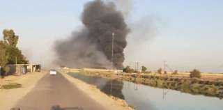 انفجار كدس عتاد تابع لفصيل من الحشد الشعبي في محافظة صلاح الدين قرب قاعدة بلد