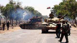 اشتباكات عنيفة بين الجيش السوري وفصائل مسلحة شرق خان شيخون