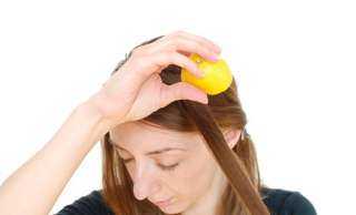 الليمون لعلاج قشرة الراس