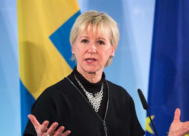  وزيرة الخارجية السويدية مارغوت فالستروم