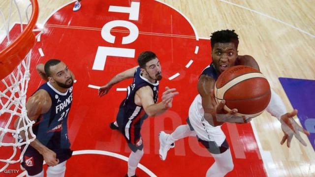 فرنسا تقصي  الولايات المتحدة بطل العالم لكرة السلة فى اخر نسختين بنتجية 89-79  