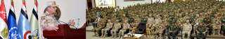 وزير الدفاع يلتقى عددا من مقاتلى قوات الصاعقة والمظلات بالقوات المسلحة