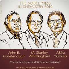 الإعلان عن الفائزين بجائزة نوبل للكيمياء لعام 2019