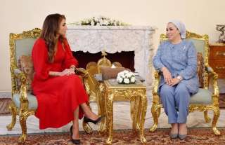 انتصار السيسي: سعدت باستقبال الملكة رانيا في بلدها الثاني مصر  