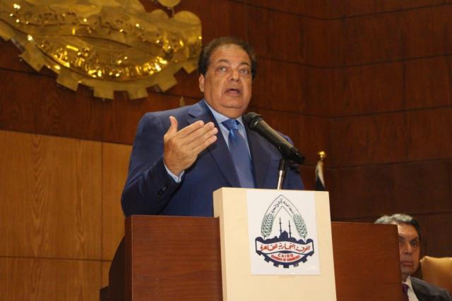 محمد أبو العينين رئيس شعبة المستثمرين بالاتحاد العام للغرف التجارية الرئيس الشرفي للبرلمان الأورومتوسطي