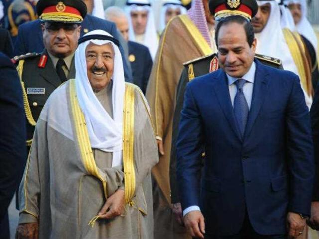 السيسي يطمئن على صحة أمير الكويت 