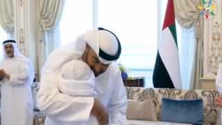 بالفيديو.. طفل يثير إعجاب محمد بن زايد بكلماته المنمقة