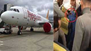 بالفيديو.. لحظات من الرعب داخل طائرة بإسطنبول بعد إعلان امرأة أنها تحمل قنبلة